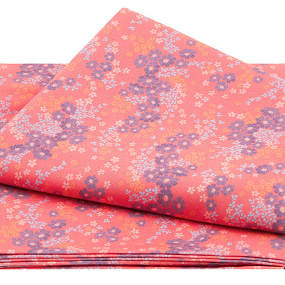 Happy Hilltop Favorites - Coral Small Floral 2 Yard Cut