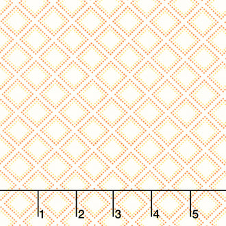 Adel in Summer - Grid Cream Yardage