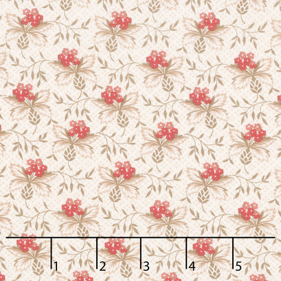 Cocoa Pink - Thistle Olive Yardage