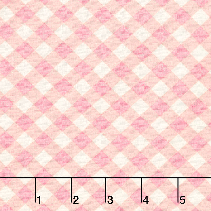 A Blooming Bunch - Check It Bubblegum Yardage