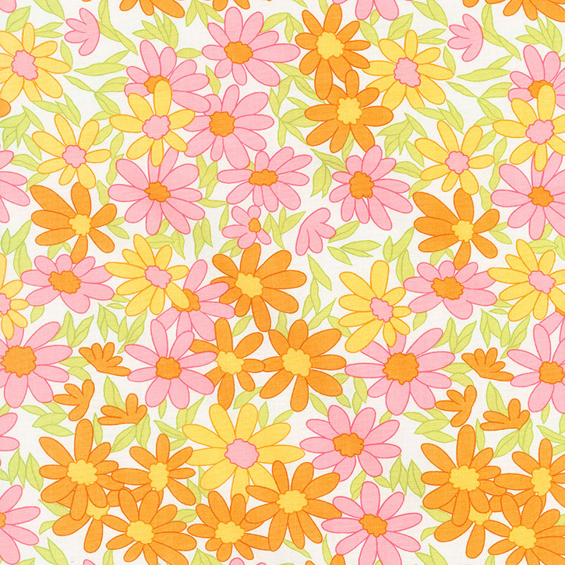 A Blooming Bunch - Daisy Chain Cloud Yardage