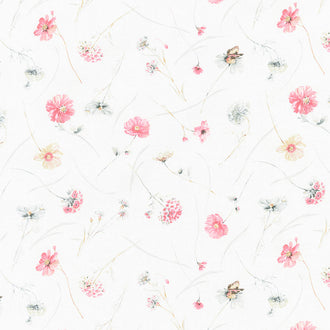 A Country Weekend - Wildflower Toss Ivory Yardage