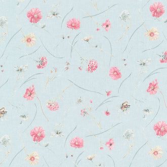 A Country Weekend - Wildflower Toss Seaglass Yardage