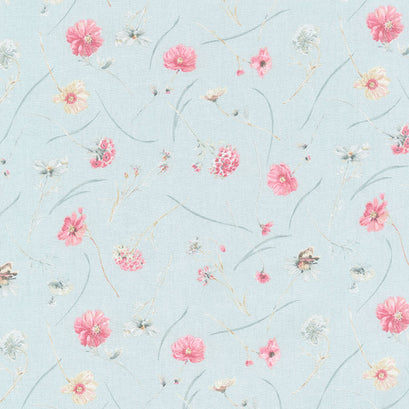 A Country Weekend - Wildflower Toss Seaglass Yardage