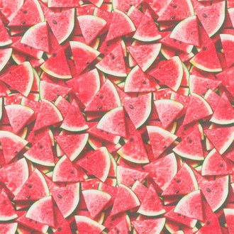 A La Carte - Slice of Life Watermelon Multi Digitally Printed Yardage