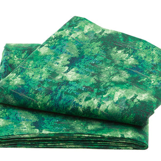 A New Adventure - Packed Trees Green 3 Yard Cut