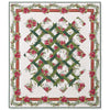 A Poinsettia Winter Twist Quilt Pattern