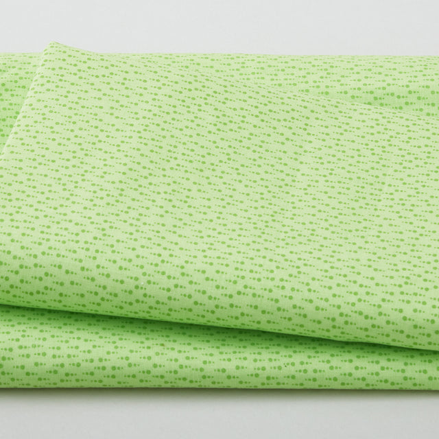 Raindrops - Dots in Rows Lime 3 Yard Cut Primary Image