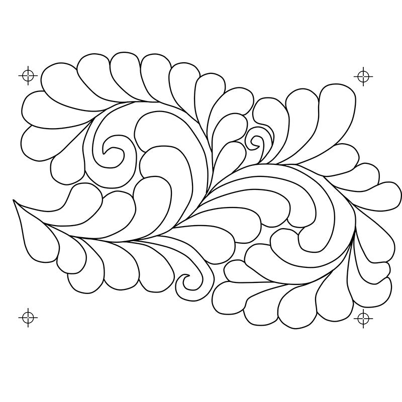 Full Line Stencil - Favorite Feather Primary Image