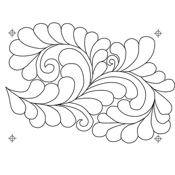 Full Line Stencil - Favorite Feather Primary Image