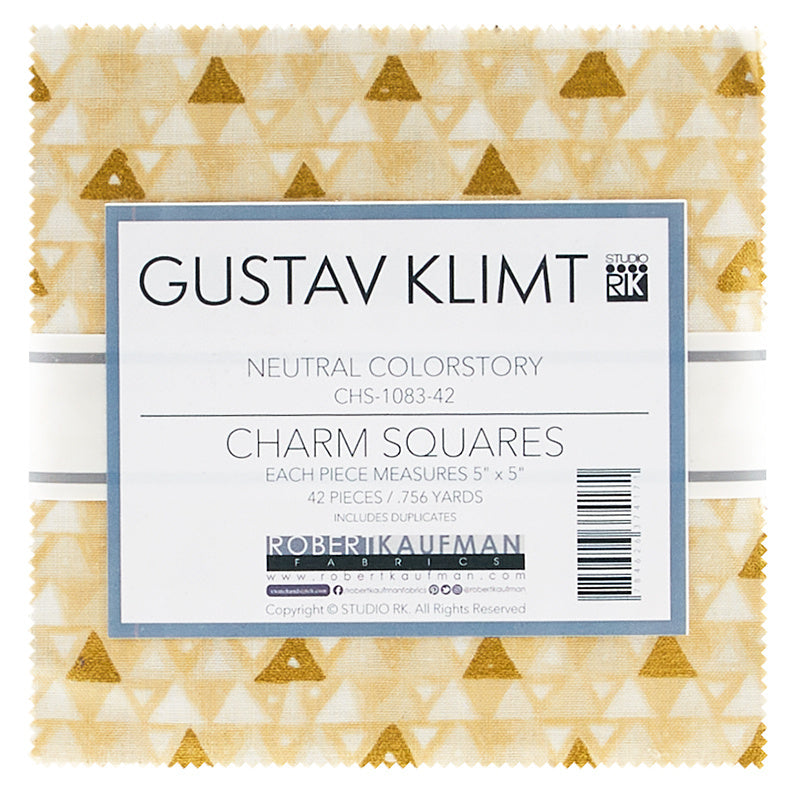 Gustav Klimt - Neutral Colorstory Charm Pack Alternative View #1