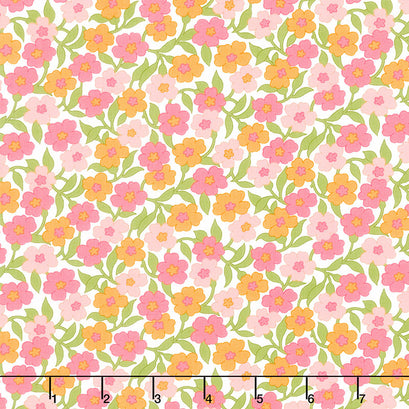 Flower Power - Mellow Meadow Cloud Yardage