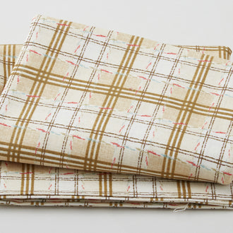 Pathways - Plaid Cream 3 Yard Cut