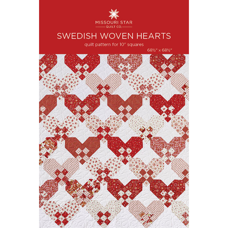 Swedish Woven Hearts Quilt Pattern by Missouri Star Primary Image