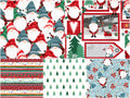 I'll be Gnome for Christmas Fat Quarter Bundle Alternative View #2