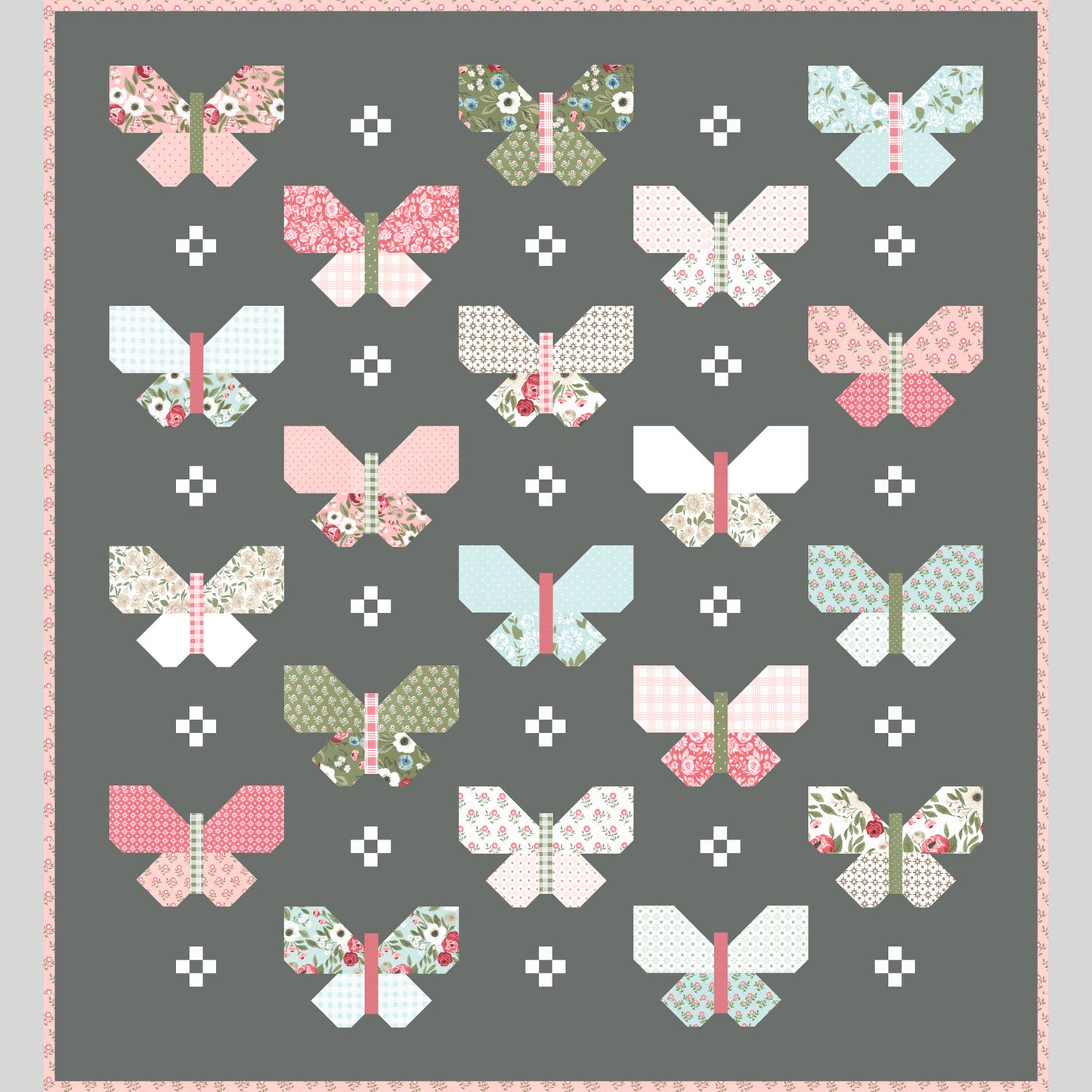 Digital Download - Flutter Quilt Pattern Alternative View #3