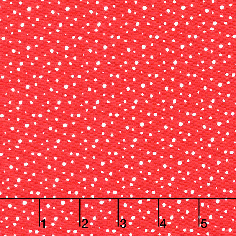 Pixie Noel 2 - Snow Red Yardage Primary Image