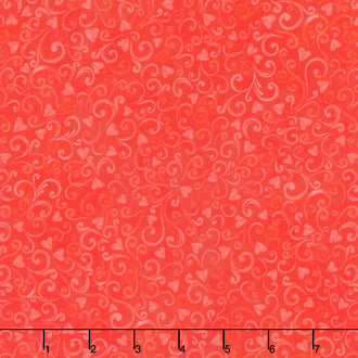 Lovely Day - Swirls Cherry Yardage