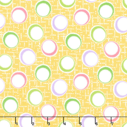On the Bright Side - Inner Dots Banana Yardage