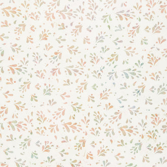 La Vie En Rose - Fleur De Lis Dots Vanilla Yardage
