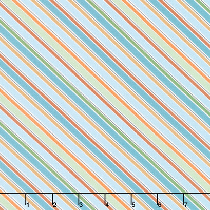 Winsome Critters - Stripes Multi Yardage