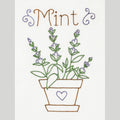 Aunt Martha's Superb Herb Iron-On Embroidery Pattern