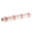 Enamoured Toweling - Large Check White Red 18" Wide Toweling Yardage