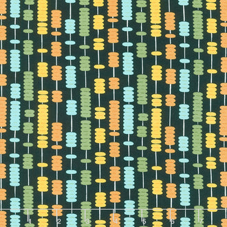 ABC XYZ - Abacus Black Yardage