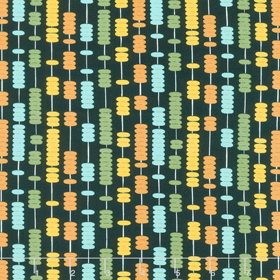 ABC XYZ - Abacus Black Yardage