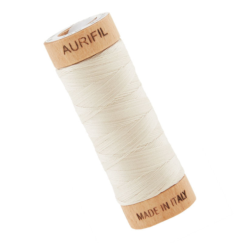 AURIfil™ 80 WT Cotton Spool Thread - Silver White Primary Image