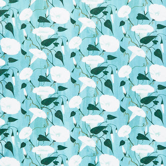 Daybreak - Morning Glories Blue Yardage