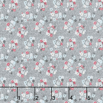 Abbie - Daisy Gray Yardage
