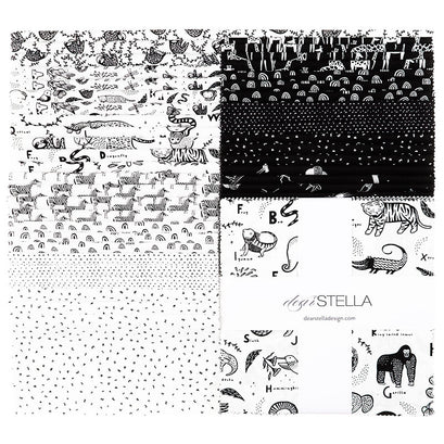 ABC Menagerie 10" Squares