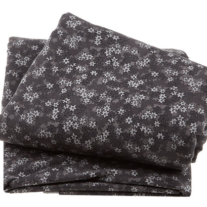 Tranquil 2 Flannel - Packed Small Daisy Allover Dark Gray 108" Wide 3 Yard Cut