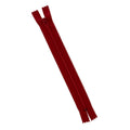 Red 7" Polyester Zipper
