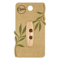 Recycled Wood 41mm Toggle Button - Natural Alternative View #1