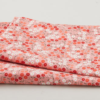 Forget-Me-Not - Ditsy Floral Peach 2 Yard Cut