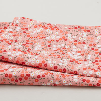 Forget-Me-Not - Ditsy Floral Peach 2 Yard Cut