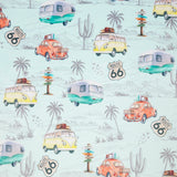 Cuddle® Prints - Route 66 Ice Digitally Printed Yardage Primary Image