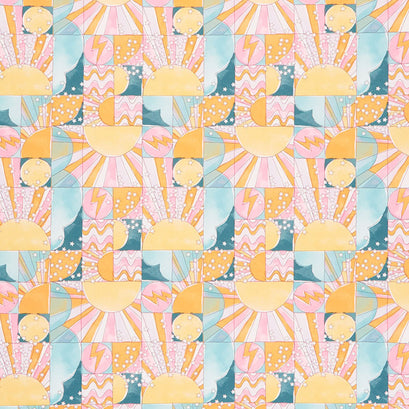 Dreamscape - Sunshiny Day Yellow Multi Yardage