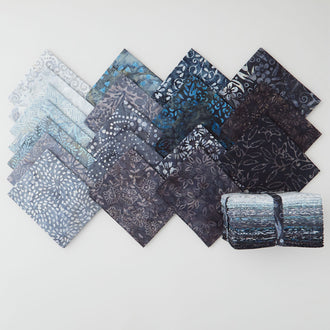 Java Batiks Black/Grey Favorites Fat Quarter Bundle