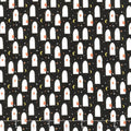 Hey Bootiful - Sheet Ghosts Charcoal Glow in the Dark Yardage Primary Image