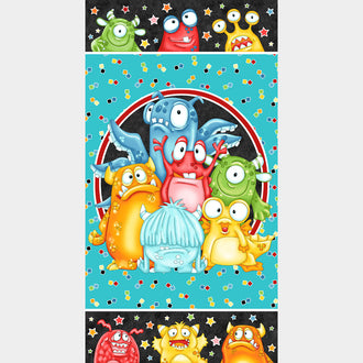 Monster'ocity - Glow in the Dark Monster Glow in the Dark Multi Panel