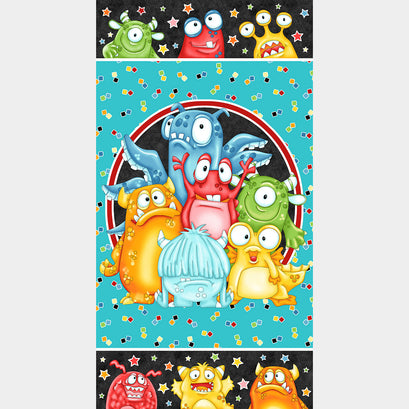 Monster'ocity - Glow in the Dark Monster Glow in the Dark Multi Panel