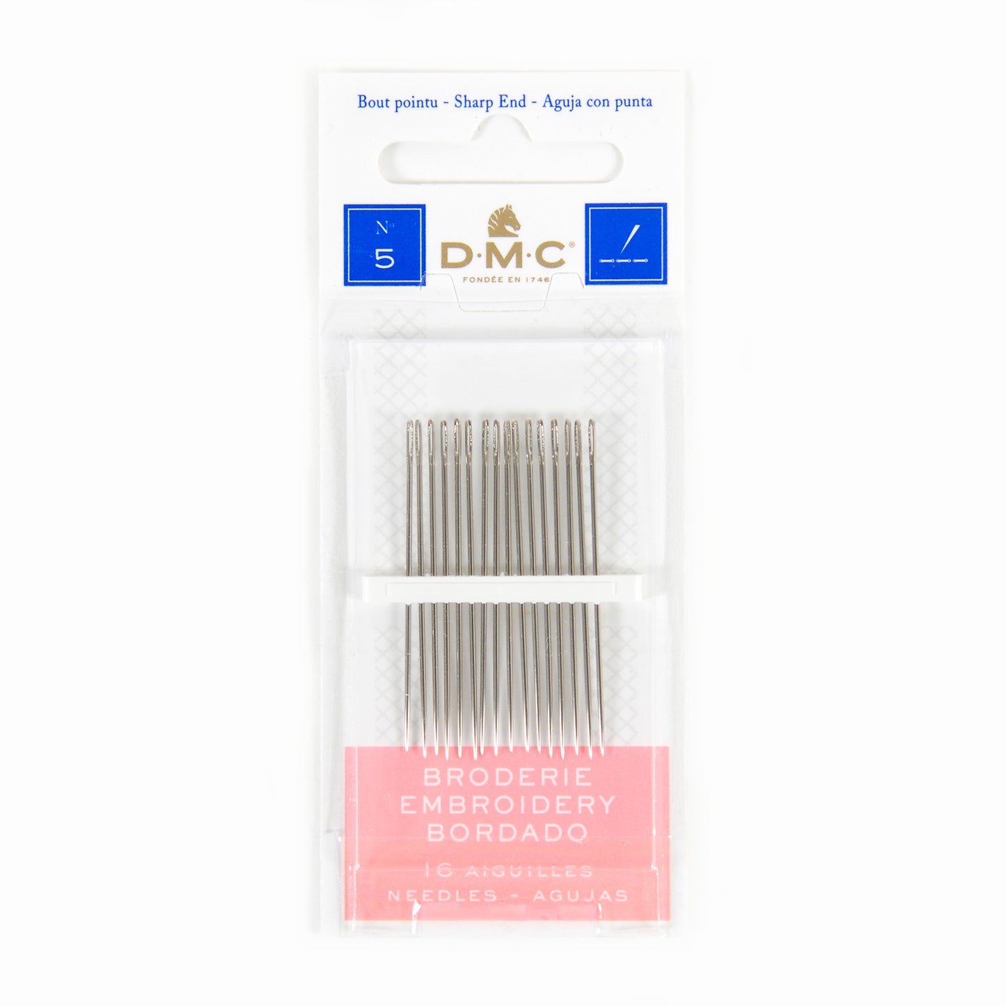 DMC Embroidery Sharps Needles - Sizes 5 Primary Image