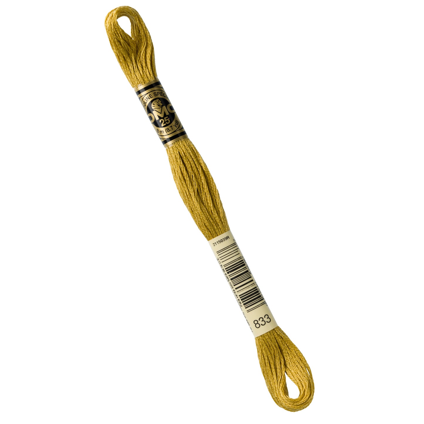 DMC Embroidery Floss - 833 Light Golden Olive Primary Image