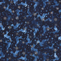 Artisan Batiks - Winter Wonderland - Reindeer Navy Yardage Primary Image