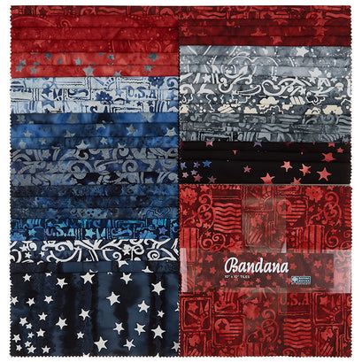 Bandana Batiks Favorites 10" Tiles