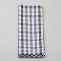 Tea Towel - White, Blue, Pink & Black Check Alternative View #1