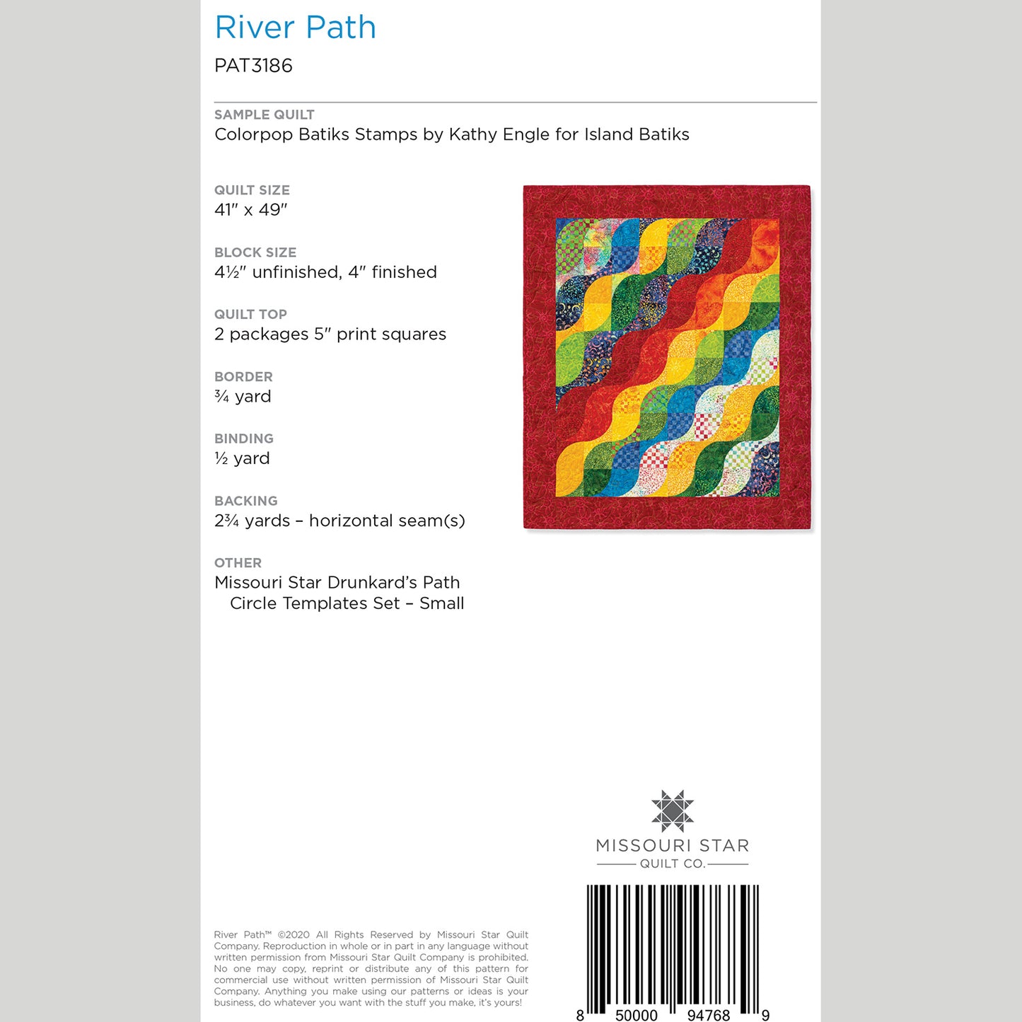 Digital Download - River Path Quilt Pattern by Missouri Star Alternative View #1